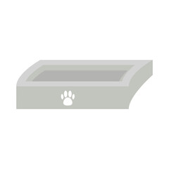 empty pet bowl cat and dog basic shape
