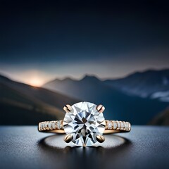 diamond ring Generated AI