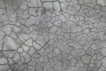 Texture of concrete wall exposed direct sunlight and weather, create line pattern