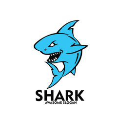 Design logo icon character mascot shark