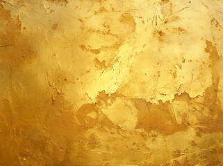 Gold abstract background with copyspace , gold paint texture background