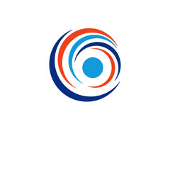 Moon Shape Logo. C Letter Shape Logo. Vector Logo