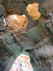 Cliffs and Caves Algarve coast Benagil Cave Portugal