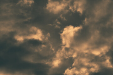 sunlight breaking through the clouds