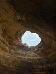 Cliffs and Caves Algarve coast Benagil Cave Portugal