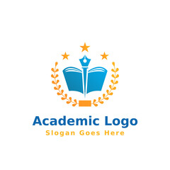 Free Vector Academic Logo Design 