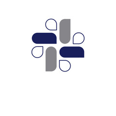 Modern Style Chit Chat Talk Logo Design Vector Template