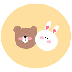 bear and bunny icon