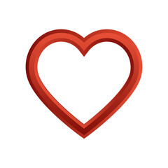 Heart icon. Love symbol