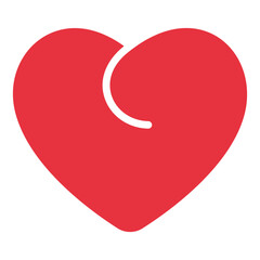 Heart icon. Love symbol