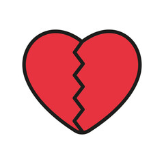 Heart icon. Love symbol