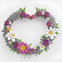 frame of roses on a black background