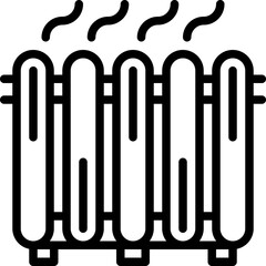 heater line icon