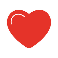 Obraz na płótnie Canvas Heart icon. Love symbol