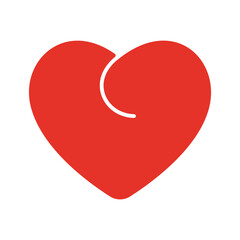 Heart icon. Love symbol