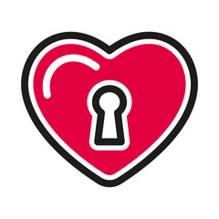Heart icon. Love symbol
