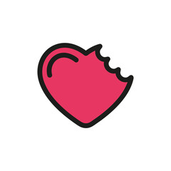 Heart icon. Love symbol