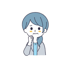 シンプルな女性のイラスト