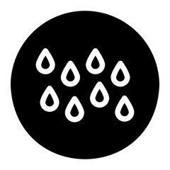 Fototapeta premium drop glyph icon