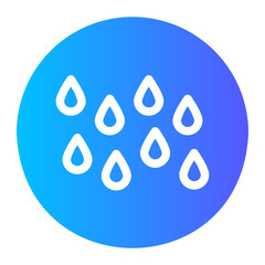 drop gradient icon