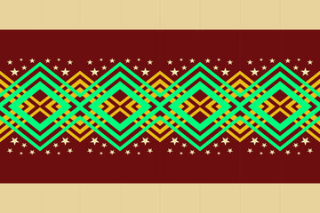 Ethnic pattern . Geometric chevron abstract illustration, wallpaper. Tribal ethnic vector texture. Aztec style. Folk embroidery. Indian, Scandinavian, African rug.design for carpet,sarong  
