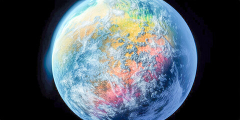 Planet of another solar system - Generative AI