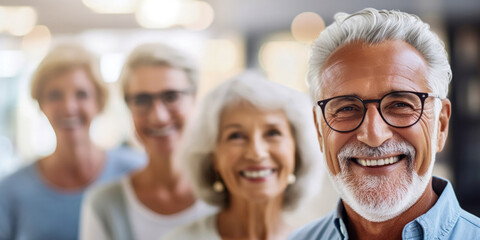 Active seniors, retired people engaged in activities - Generative AI