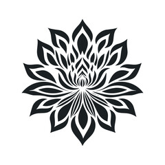 Lotus flower. Floral botanical flower. Isolated illustration element. Vector drawing of a wild flower.