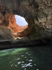 Cliffs and Caves Algarve coast Benagil Cave Portugal
