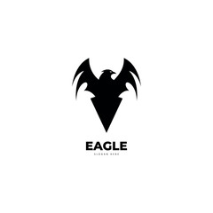 eagle head logo icon vector template