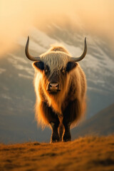 Yak, Wildlife Photography, Generative AI