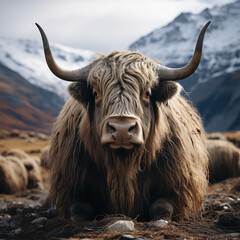 Yak, Wildlife Photography, Generative AI