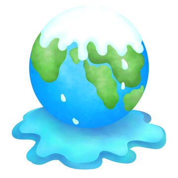global warming melting ice
