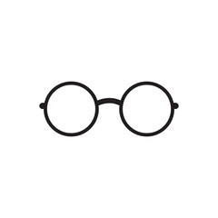 Glassess icon vector flat design