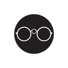 Glassess icon vector flat design