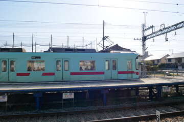 Fototapeta premium ワンマン列車 