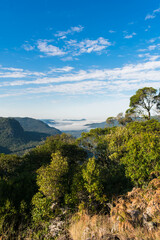 Obraz premium Beautiful viewpoint at Ronda Municipal Park in Sao Francisco de Paula, South of Brazil