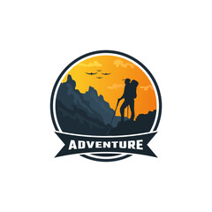 Adventure Logo With Gradient Color And Modern Concept Logo For Template