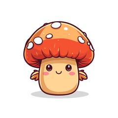  Kawaii Mushroom, cute, svg, sticker, nature, anime, toadstool