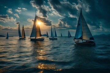 illustrations sailing