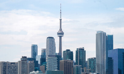 Fototapeta na wymiar Toronto Skyline, CN Tower, Ontario, Canada