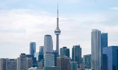 Crédence de cuisine en verre imprimé Toronto Toronto Skyline, CN Tower, Ontario, Canada