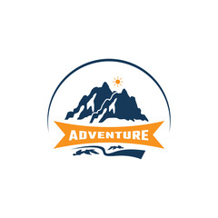 Modern Adventure Logo Template, With Retro And Vintage Concept Design