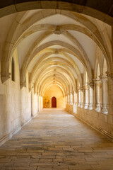 Zespół klasztorny Batalha Monastery w Portugalii, detale architektoniczne. Ze względu na unikatową wartość kulturową został wpisany na światową listę UNESCO. - obrazy, fototapety, plakaty