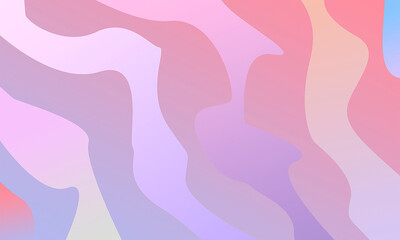 Abstract pastel background with waves. Modern pattern. Vector illustration for design. Pastel