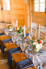 wedding table setting