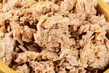 Close up chunks of Tuna a part of  Keto Diet