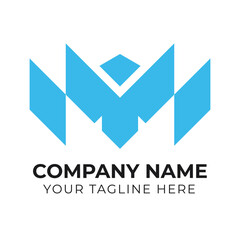 Professional corporate modern creative abstract minimalist business logo design template