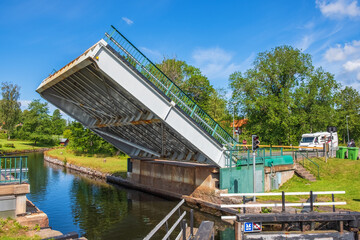 Road bridge opened over canal