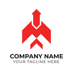 Professional corporate modern creative abstract minimalist business logo design template